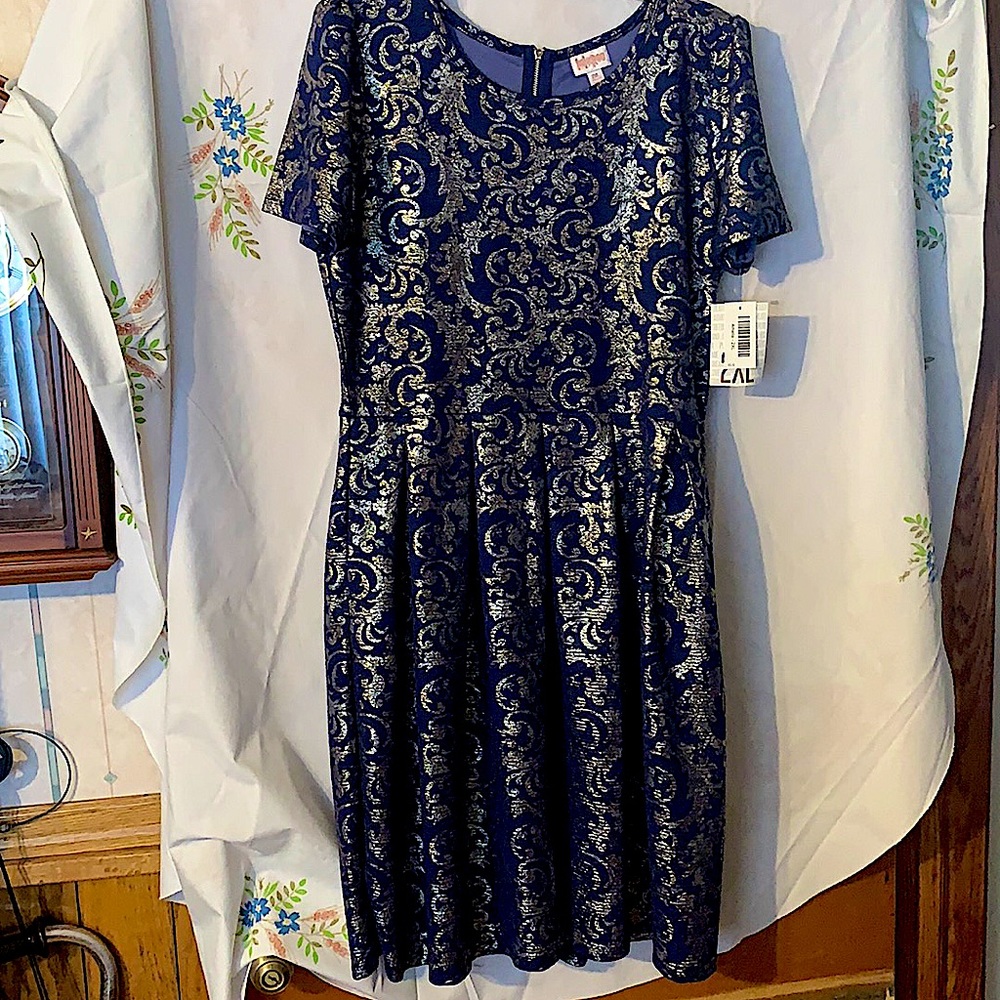 Amelia Metallic dress